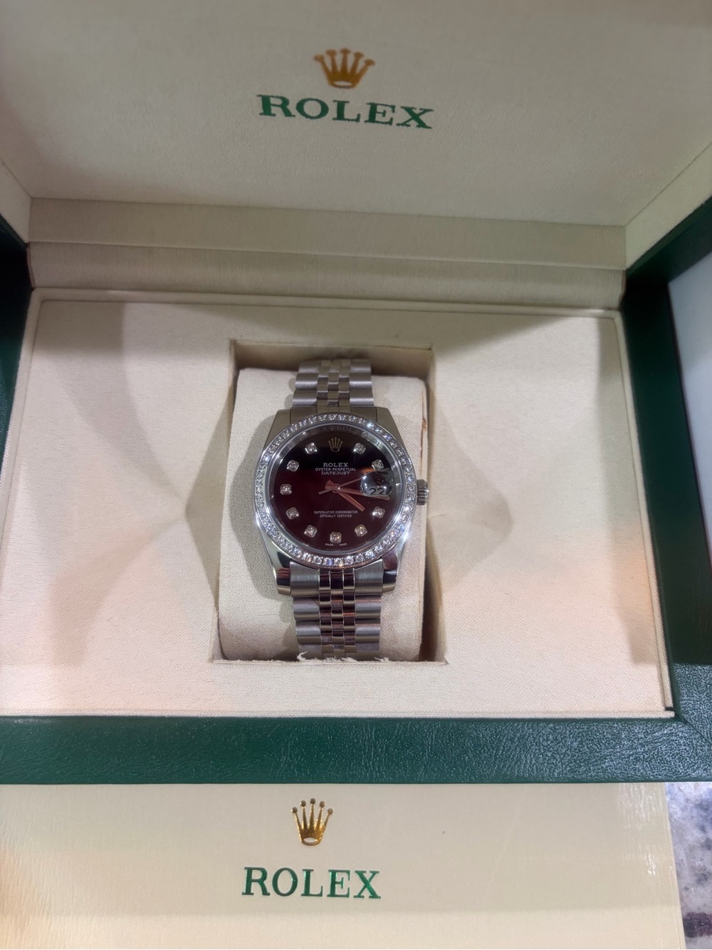 Prop Rolex Women’s Datejust with Box